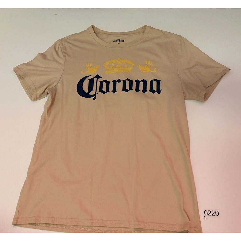 Corona Beer Shirt Unisex Large Short Sleeve Crew Neck